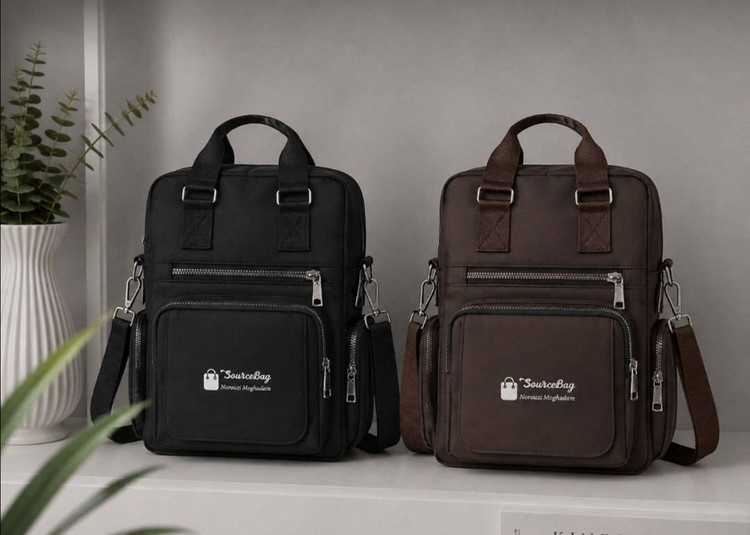 🆔 شناسه: `21` 💎 نام: ** 🎒 کیف و کوله سهکاره الما ** 🦋 جنس: نانسی درجه یک 📏 💎با هر استایلی، هماهنگ! ✨ 🦋.قابل استفاده بصورت دستی ،کولهای، دوشی 🦋· بسیار شکیل و جادار 🦋· دارای جیبهای متعدد زیپدار برای نظم کامل 🦋· مناسب برای دانشگاه، مدرسه، محیط کار و استفاده روزمره 🦋· آستر خارجی با کیفیت و دوخت تمیز ✅ ابعاد: ۳۷ × ۳۰ سانتیمتر ✅ #کوله_سهکاره #کوله_الما #کیف_چندکاره_زنانه #مد_کاربردی #ارسال 7 روزبعد از ثبت 🖌 رنگ بندی: مشکی - 👨👩👧👦 سایزها: 00 💰 مشکی موجوده